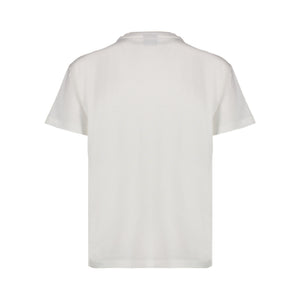 CREAM PLAID SMILEY  T-SHIRT