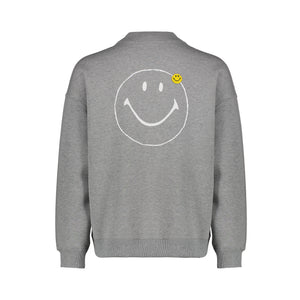 GREY JERSEY CARDIGAN