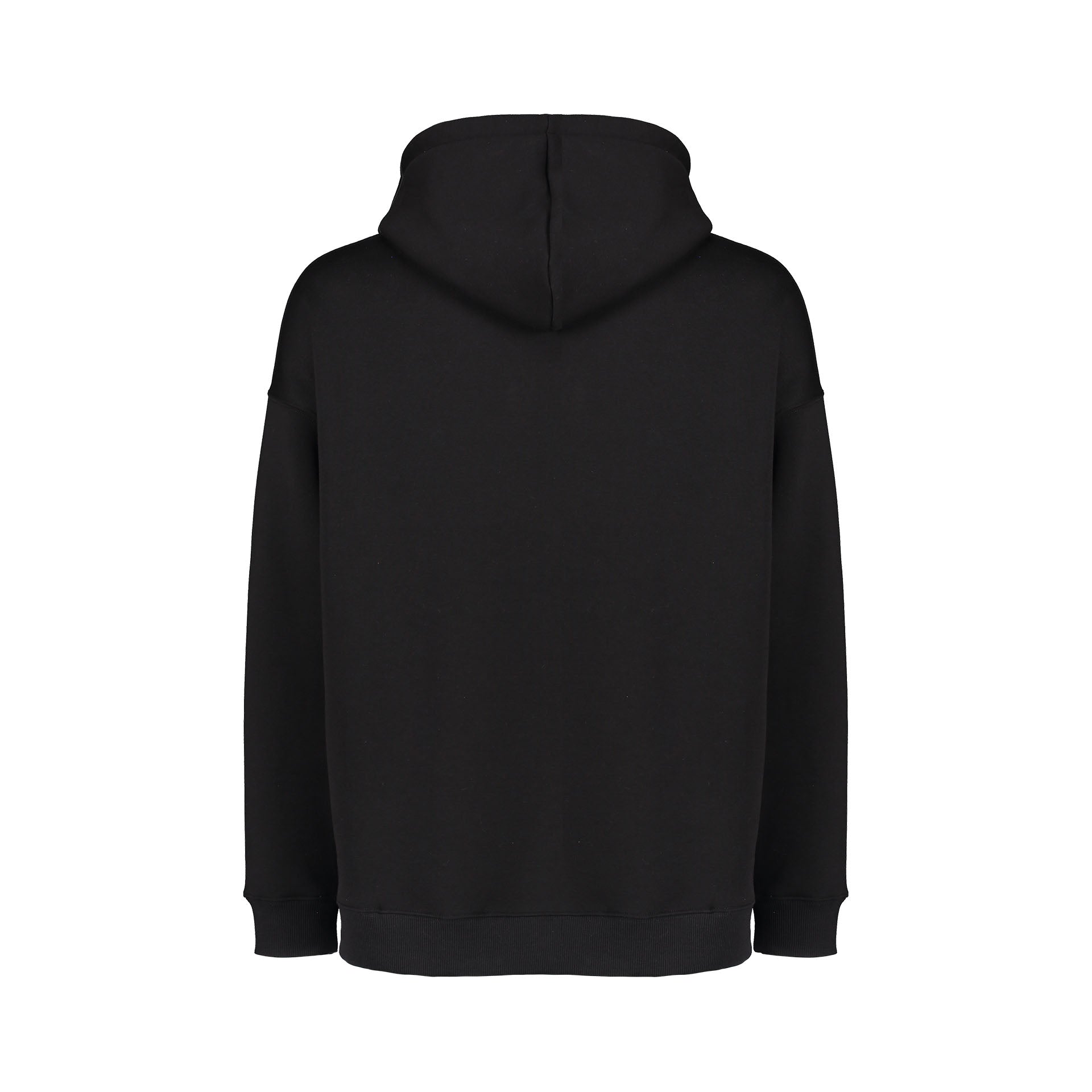 BLACK EMBROIDERY HOODIE