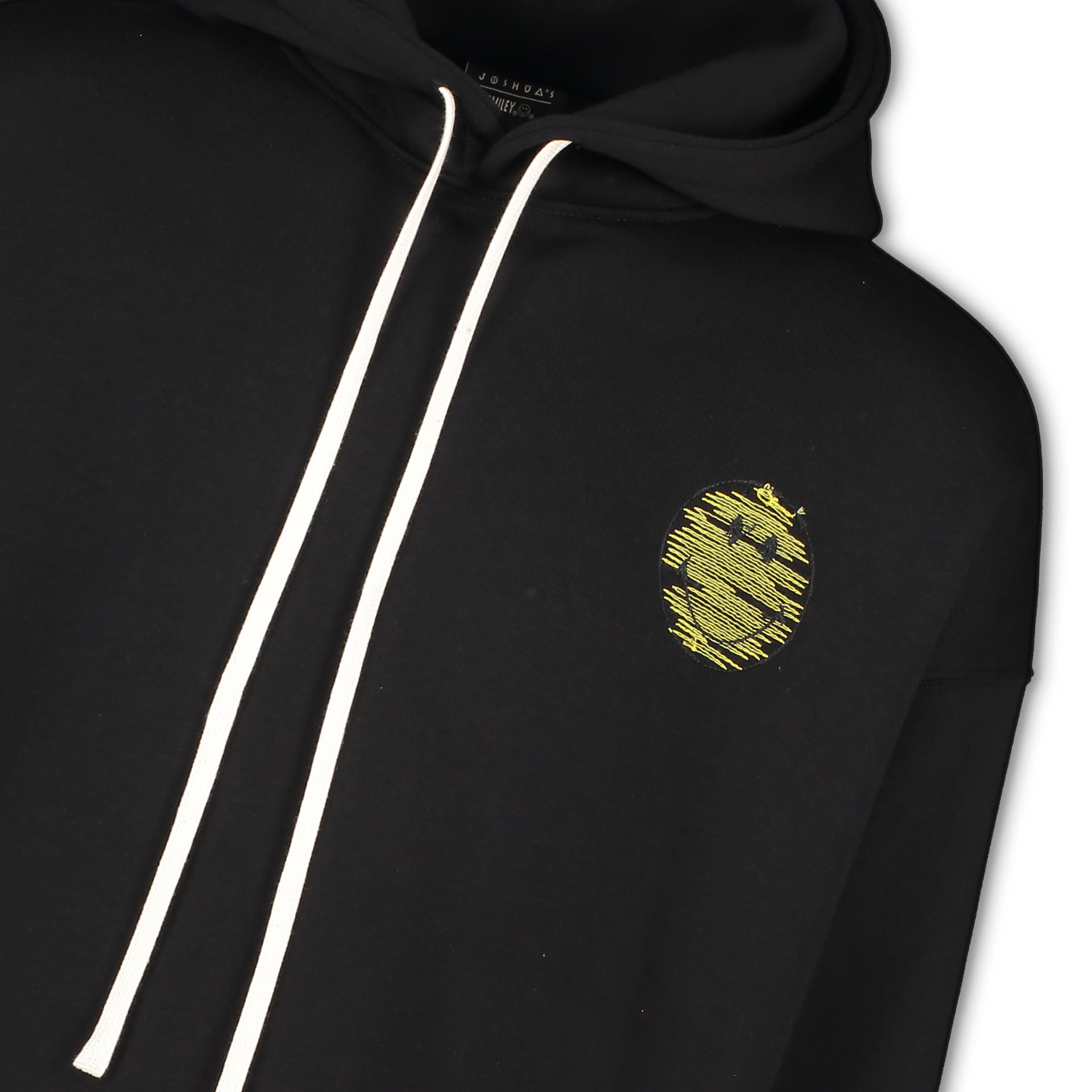 BLACK EMBROIDERY HOODIE
