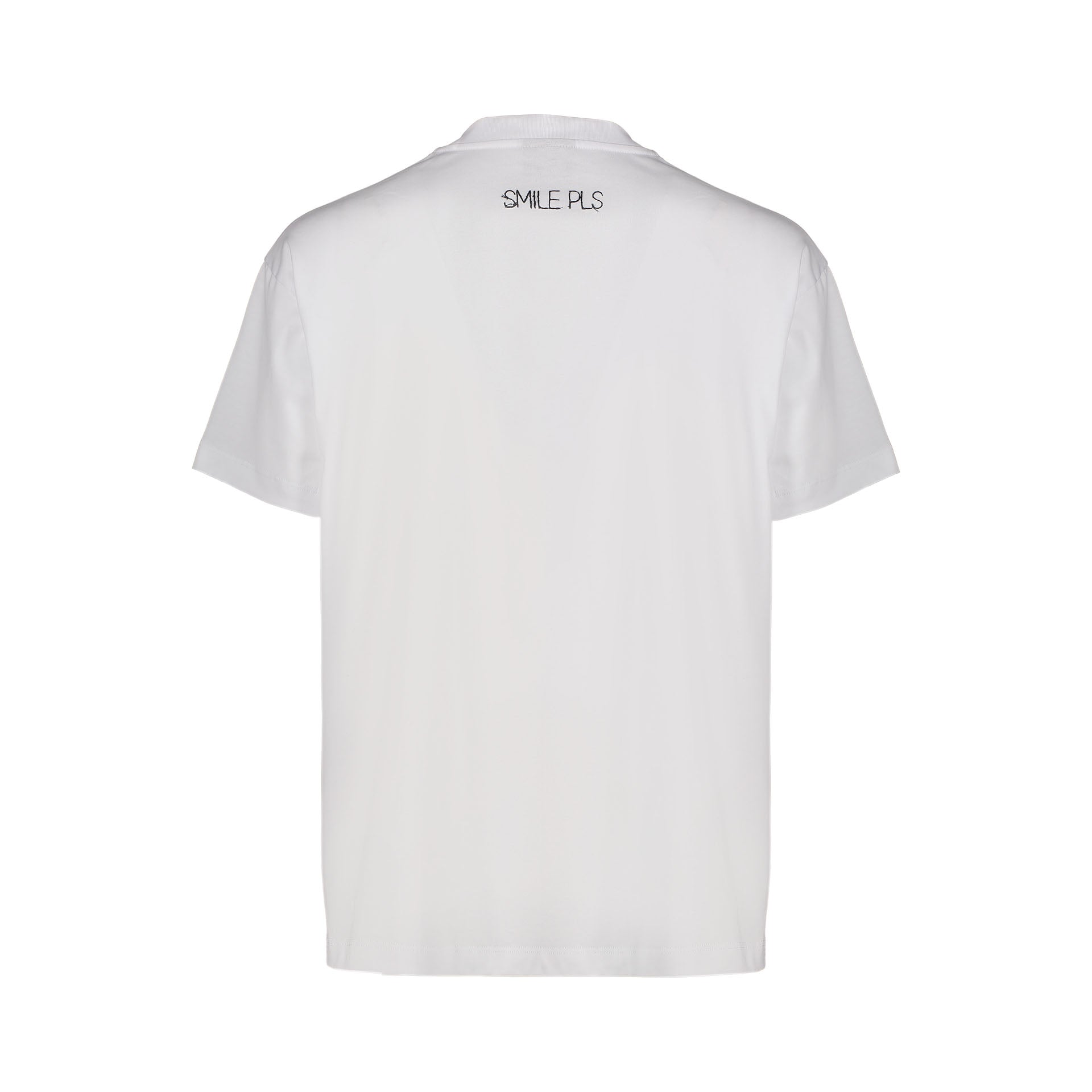 WHITE EMBROIDERY T-SHIRT