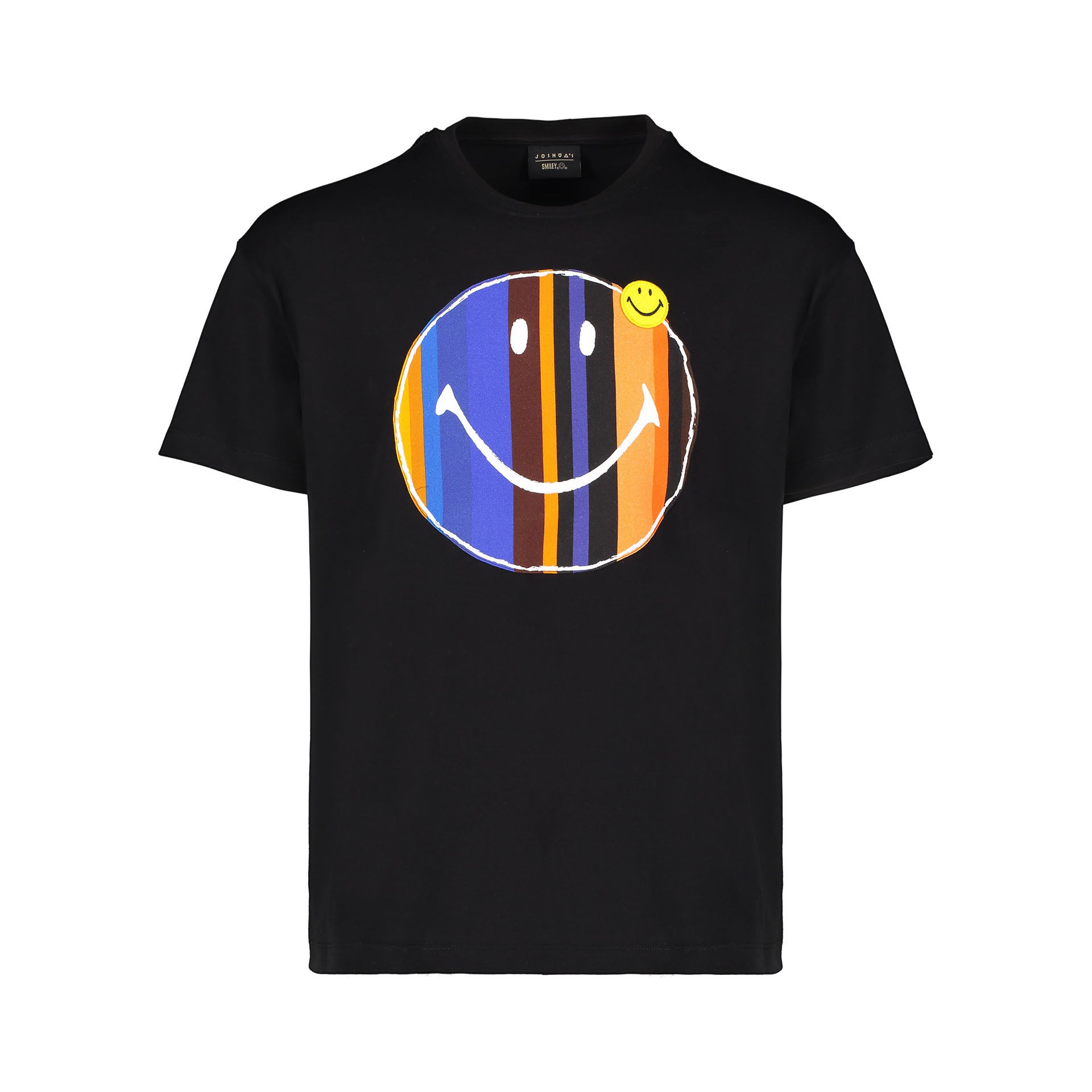 BLACK STRIPED SMILE TS
