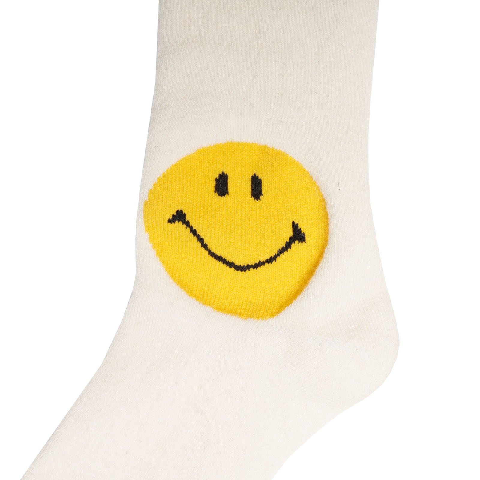 WHITE SMILEY SOCKS