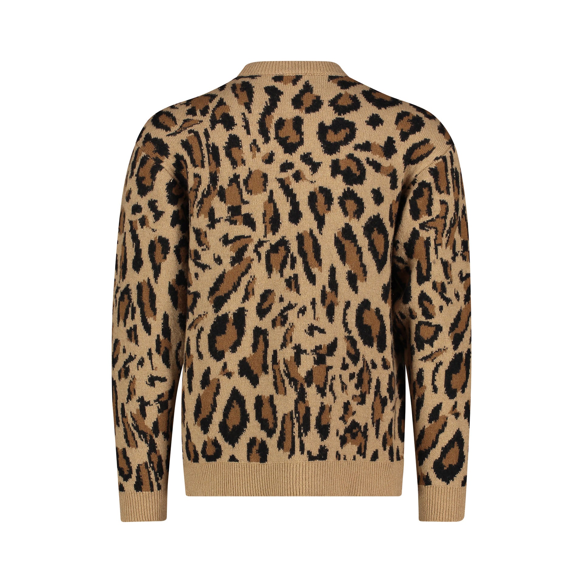 LEOPARD SMILEY CREWNECK