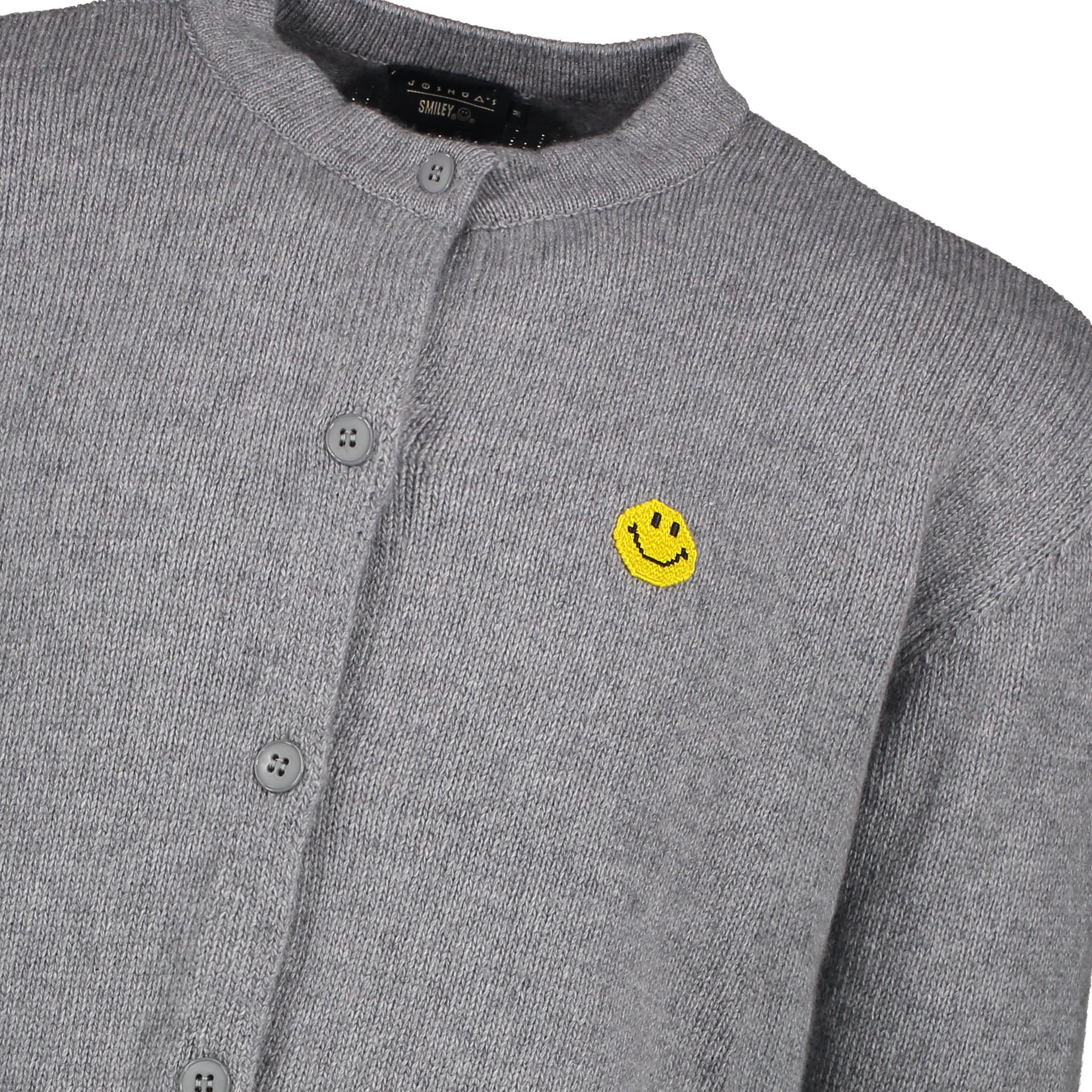 GREY PIXEL CARDIGAN