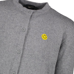 GREY PIXEL CARDIGAN