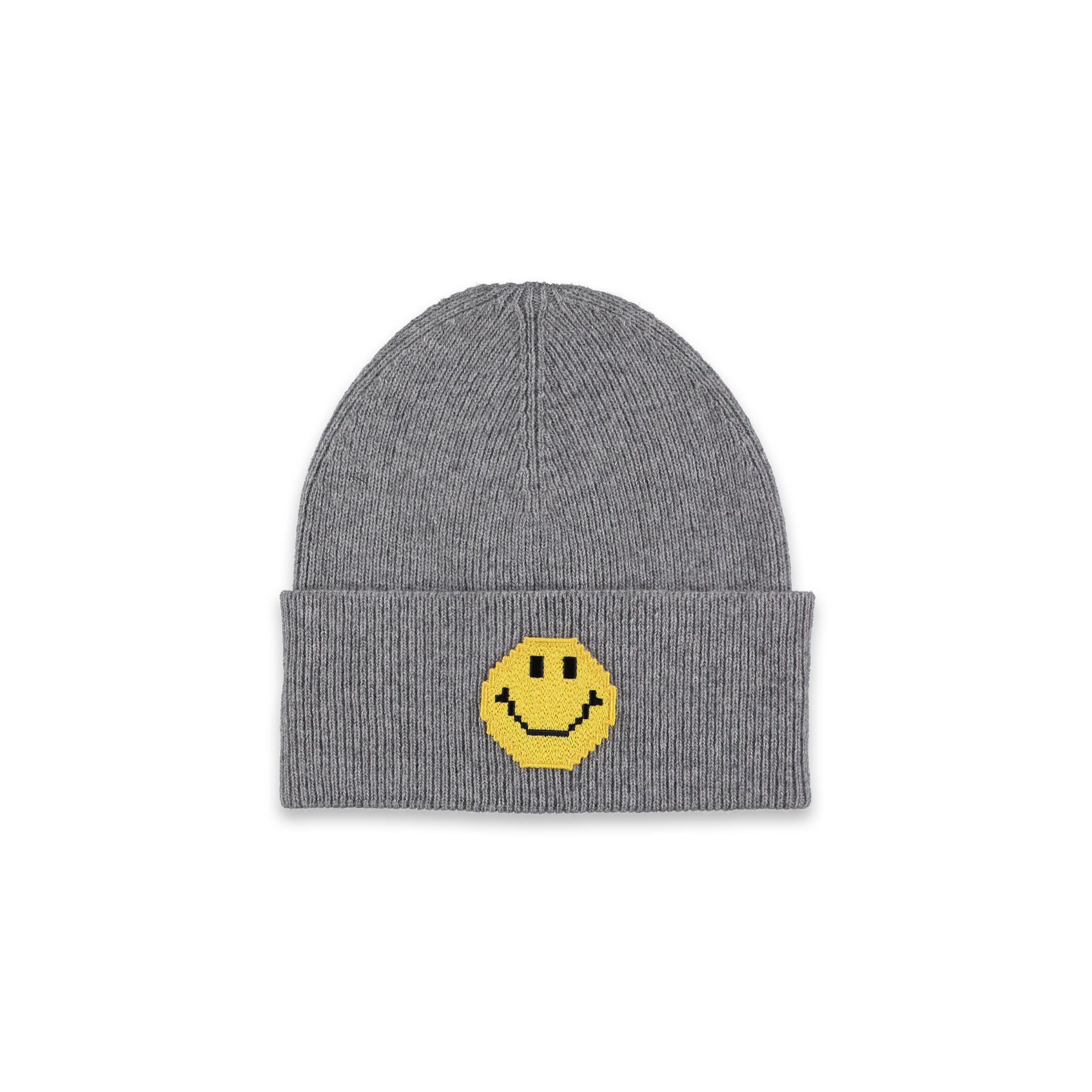 GREY PIXEL BEANIE