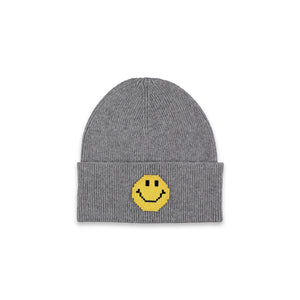 GREY PIXEL BEANIE