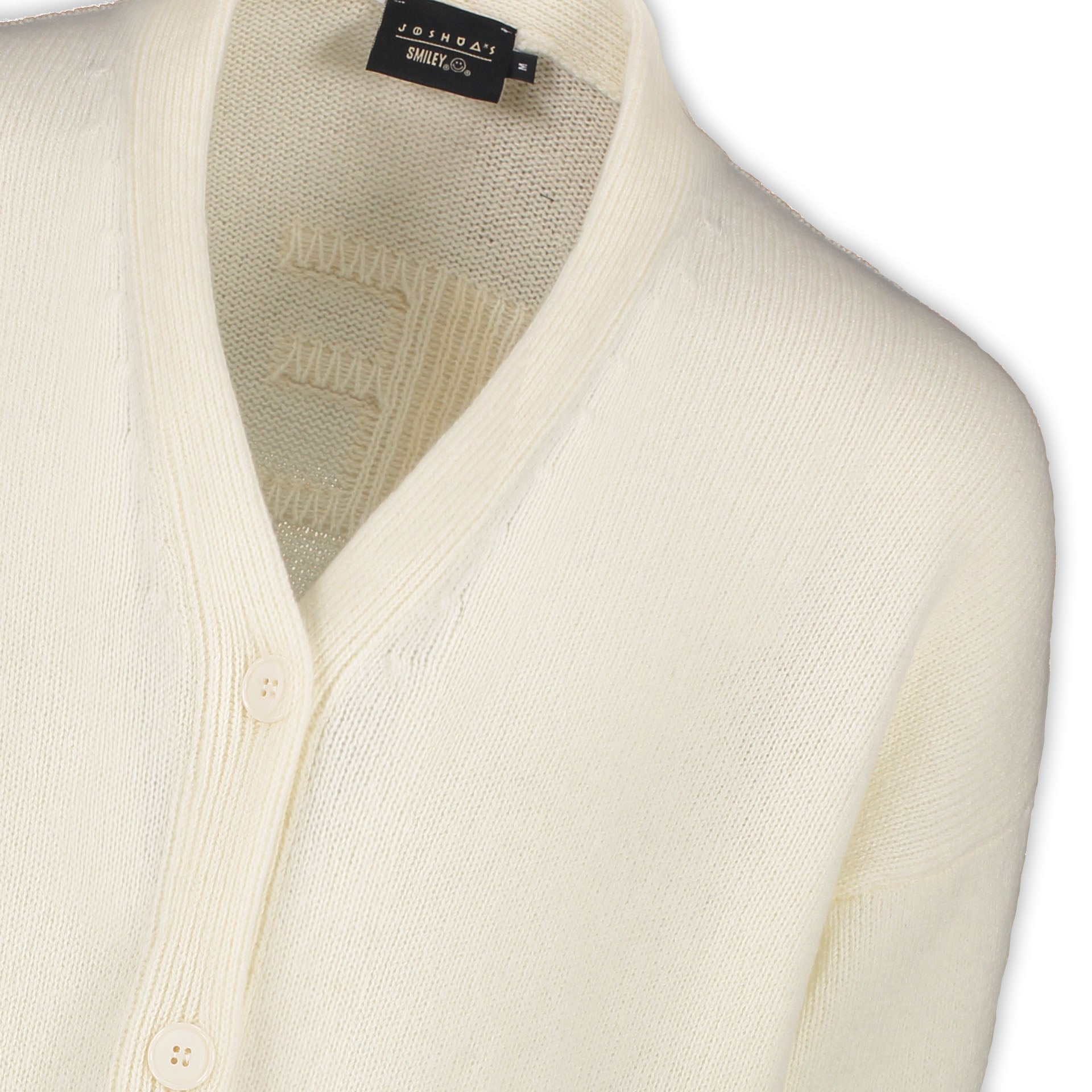 CREAM LUREX CARDIGAN