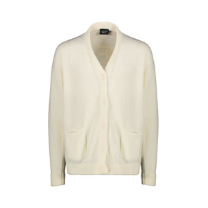 CREAM LUREX CARDIGAN