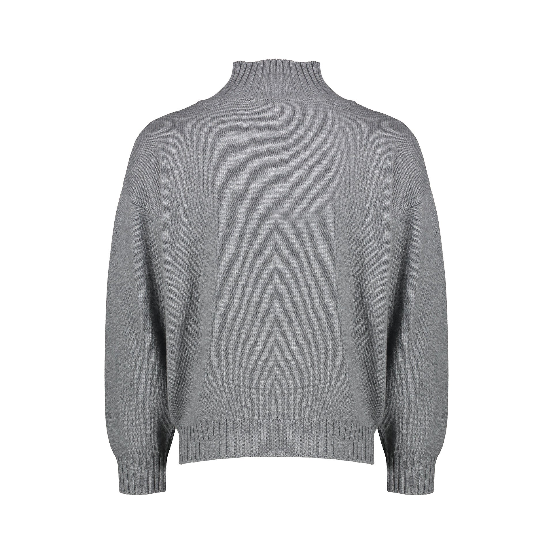 GREY PIXEL TURTLENECK
