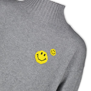 GREY PIXEL TURTLENECK