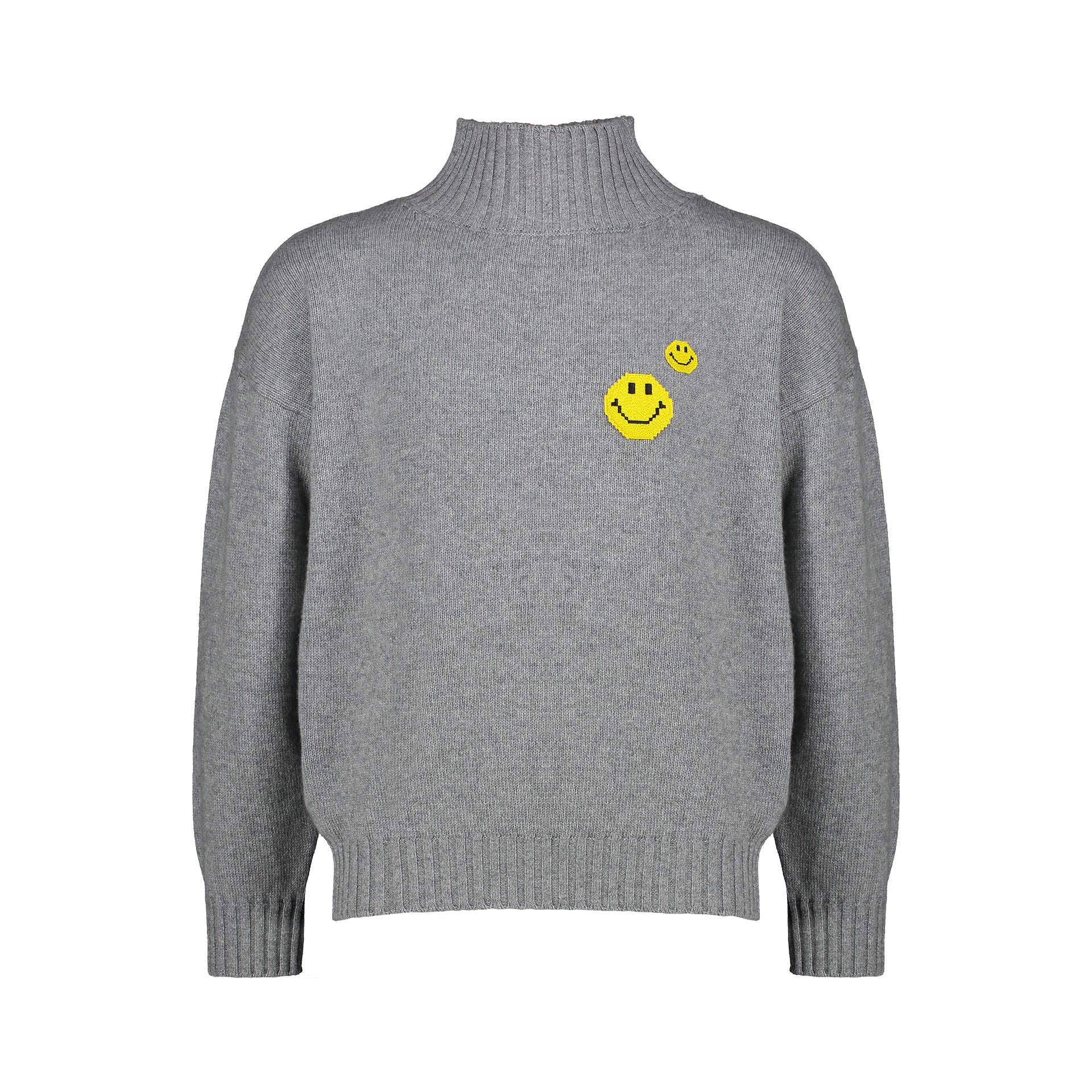 GREY PIXEL TURTLENECK