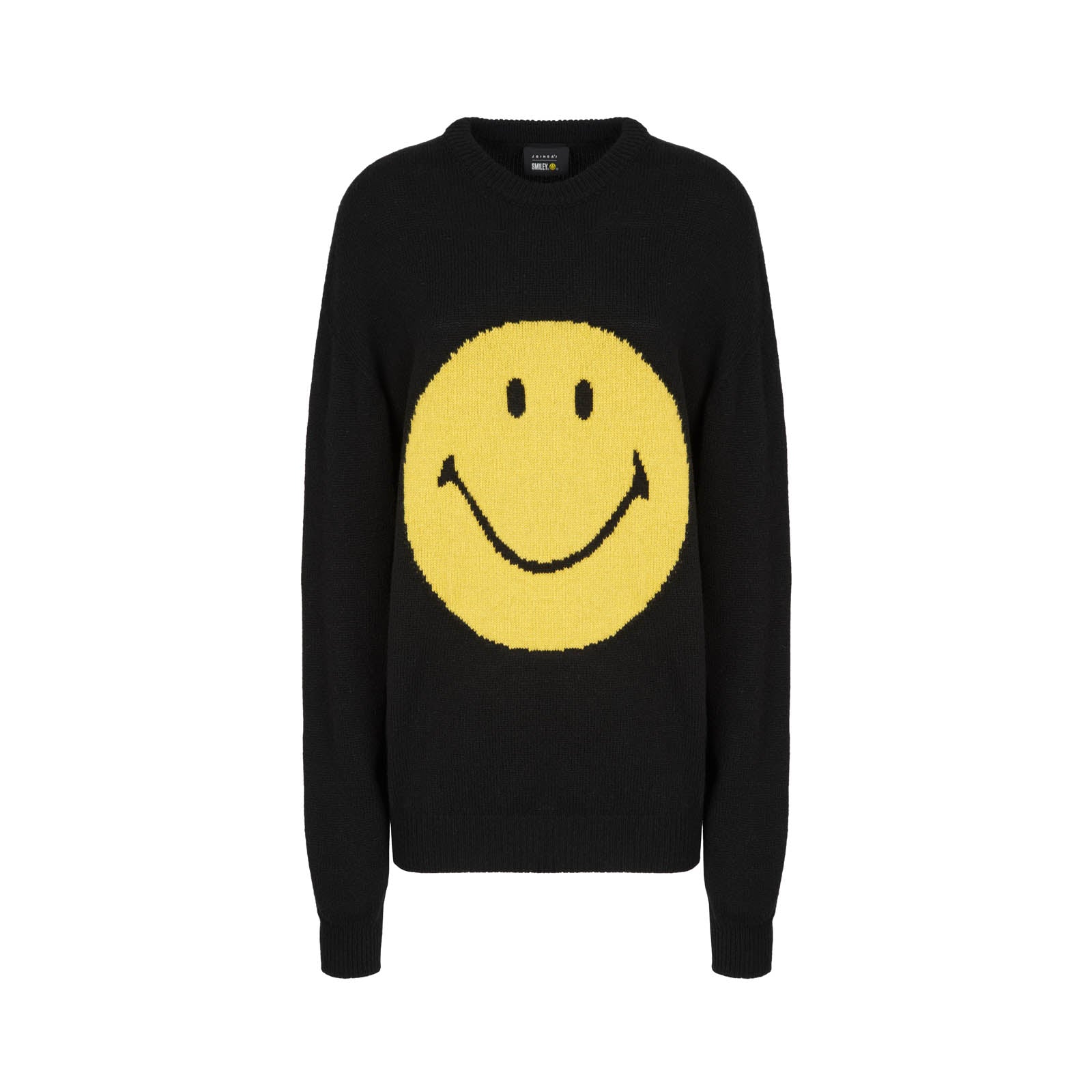 BLACK SMILEY SWEATER