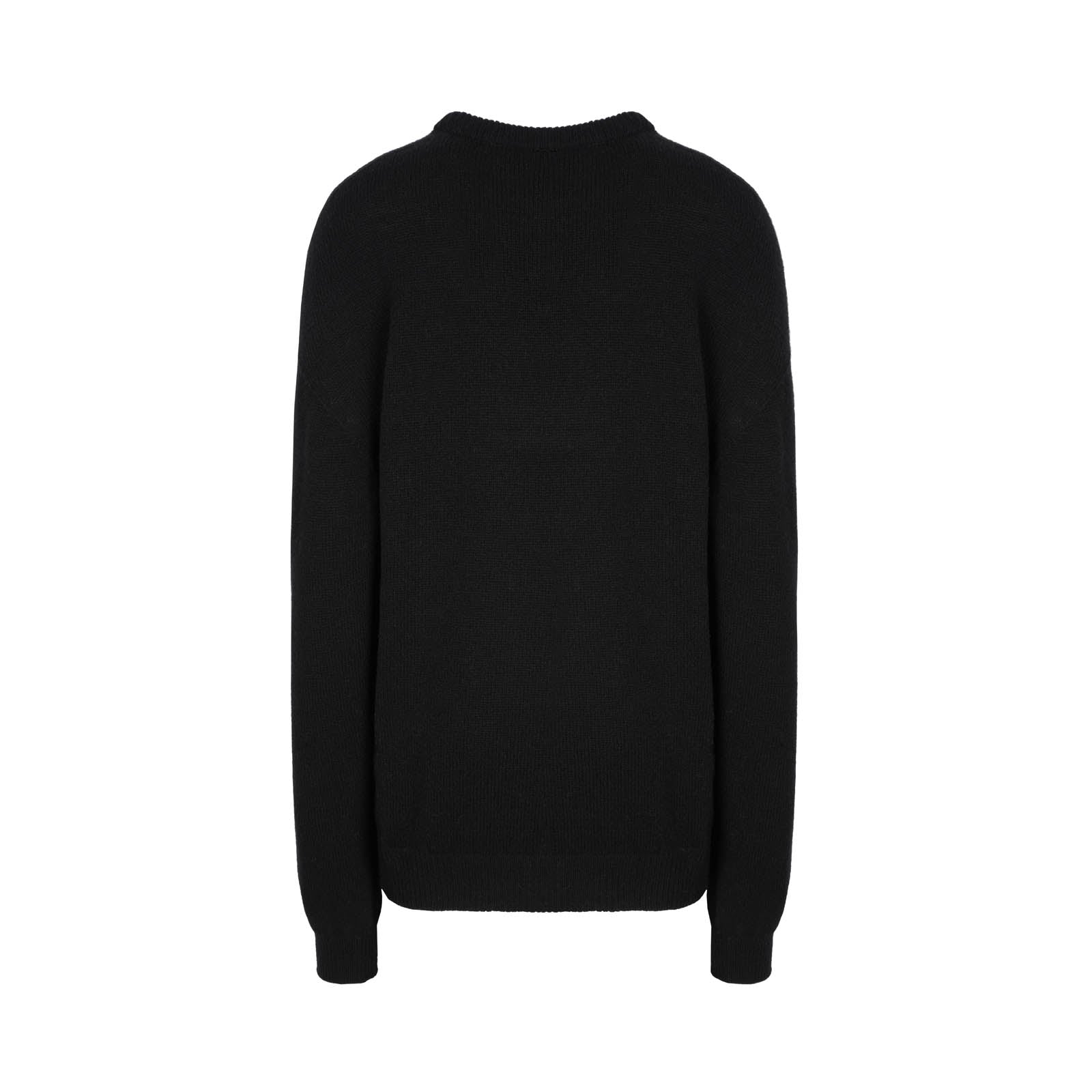 BLACK SMILEY SWEATER