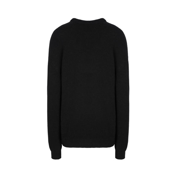 BLACK SMILEY SWEATER