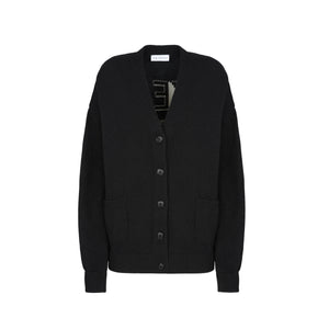 BLACK SMILEY CARDIGAN