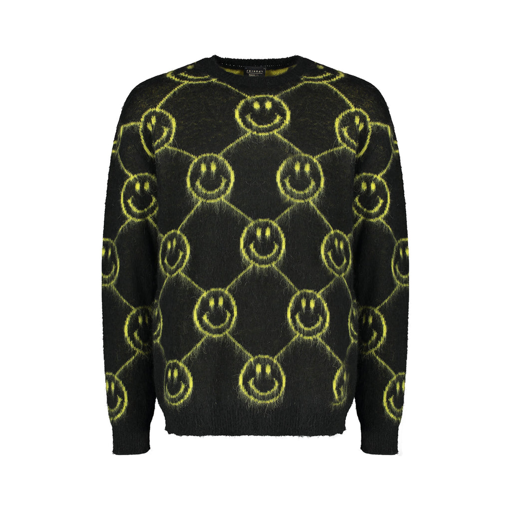 Black Smiley Sweater 
