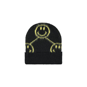 BLACK LOGO BEANIE