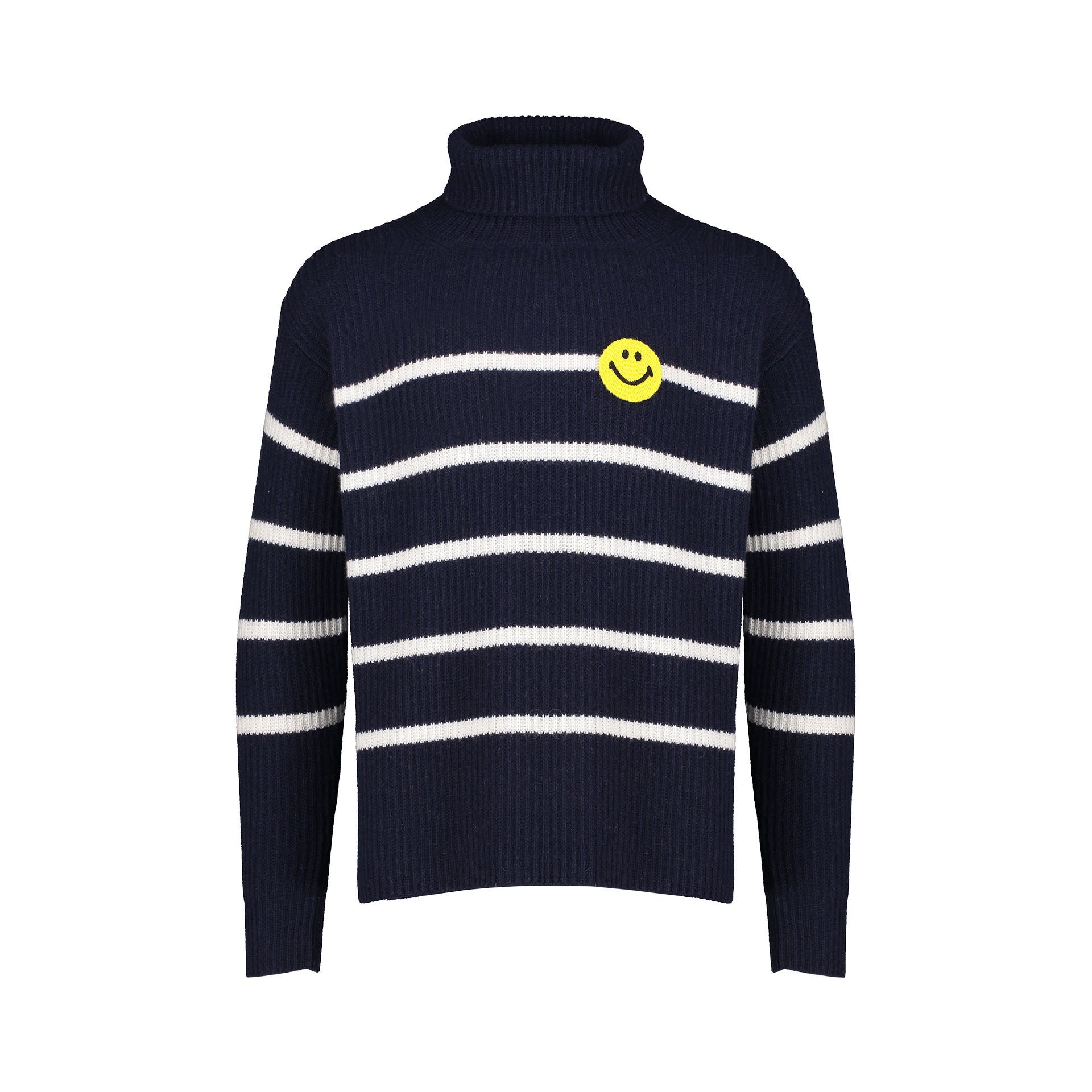 NAVY FISHERMAN TURTLENECK
