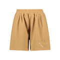 CAMEL FLEECE SHORTS