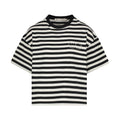 STRIPED DOUBLE SMILE TEE