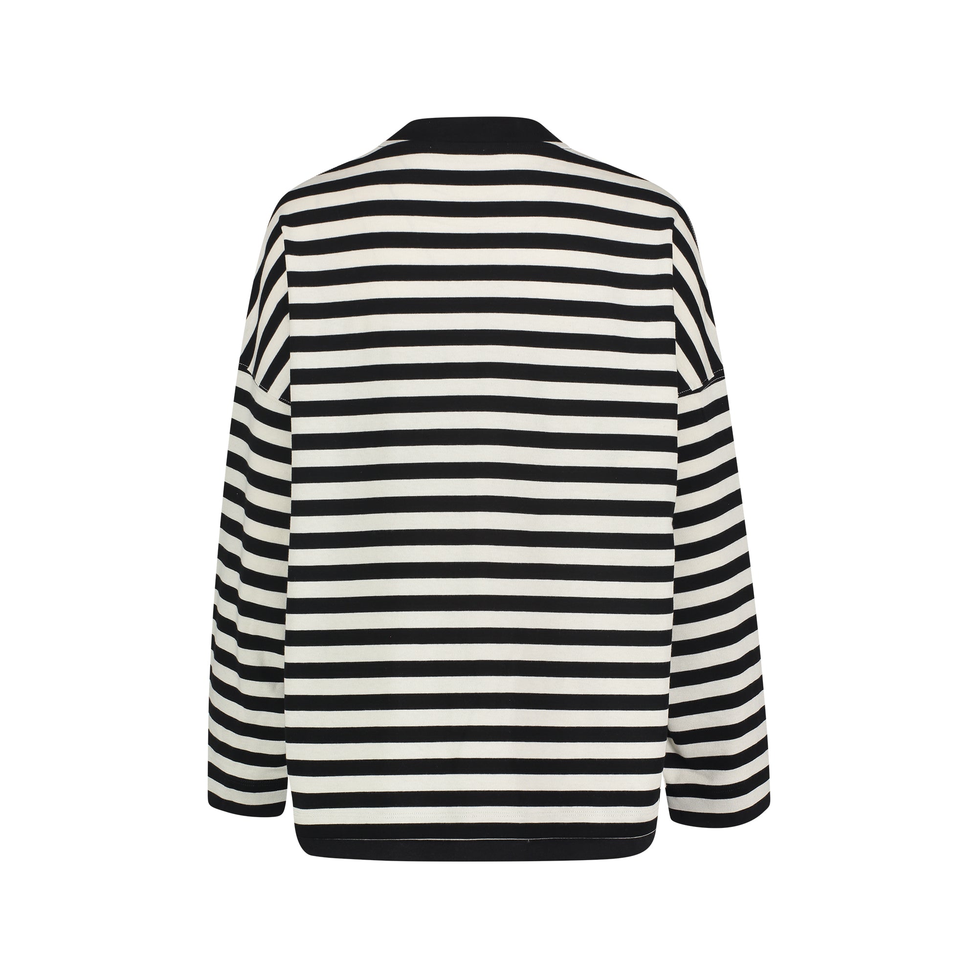 STRIPED DOUBLE SMILE LONGTEE