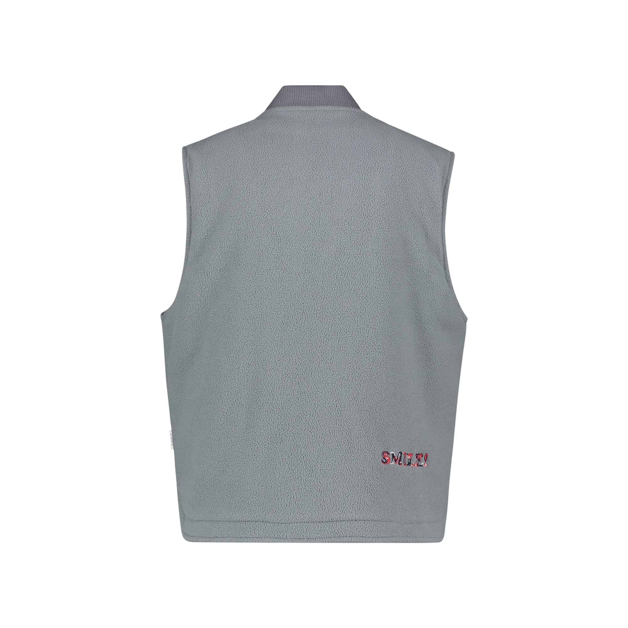 GREY FLEECE VEST