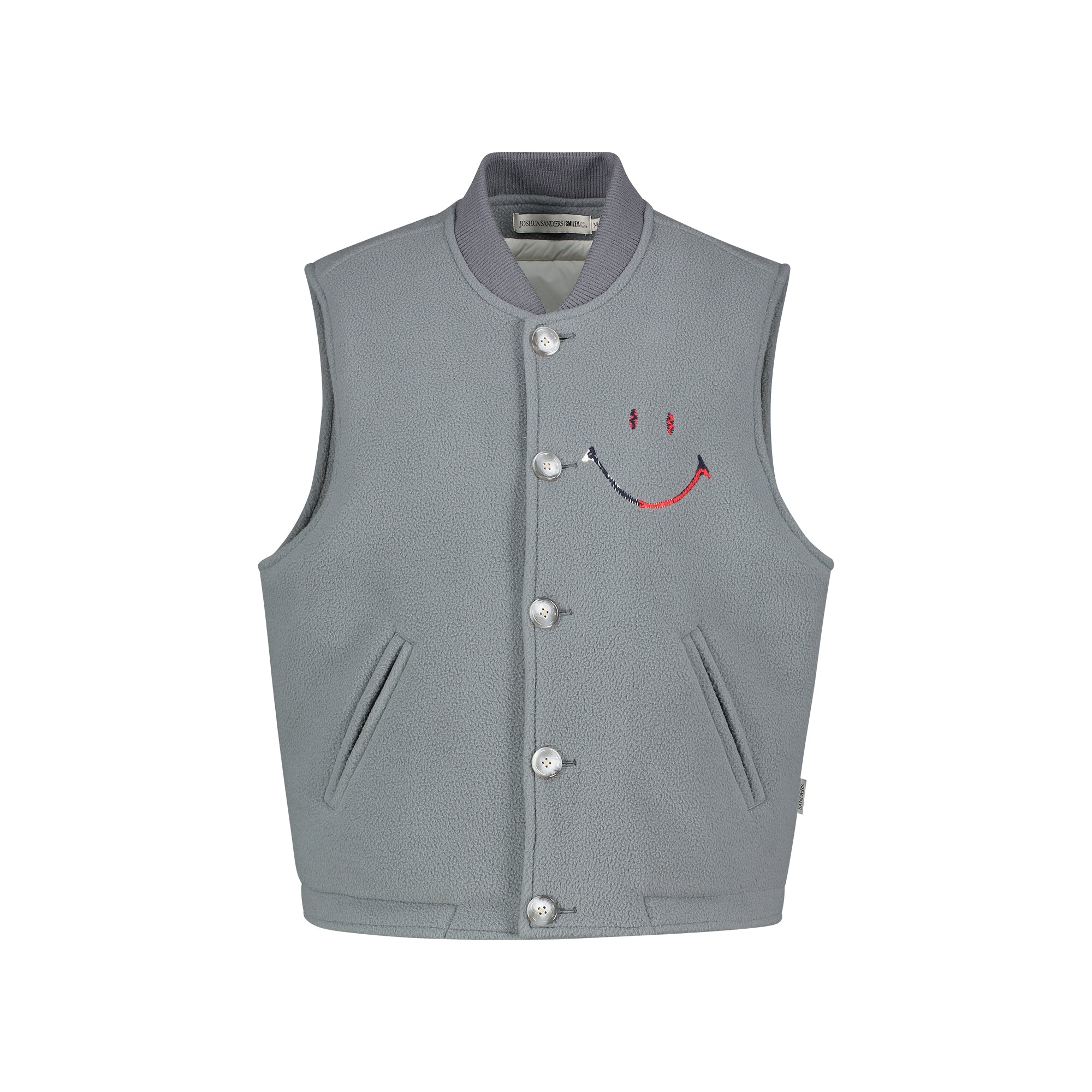 GREY FLEECE VEST