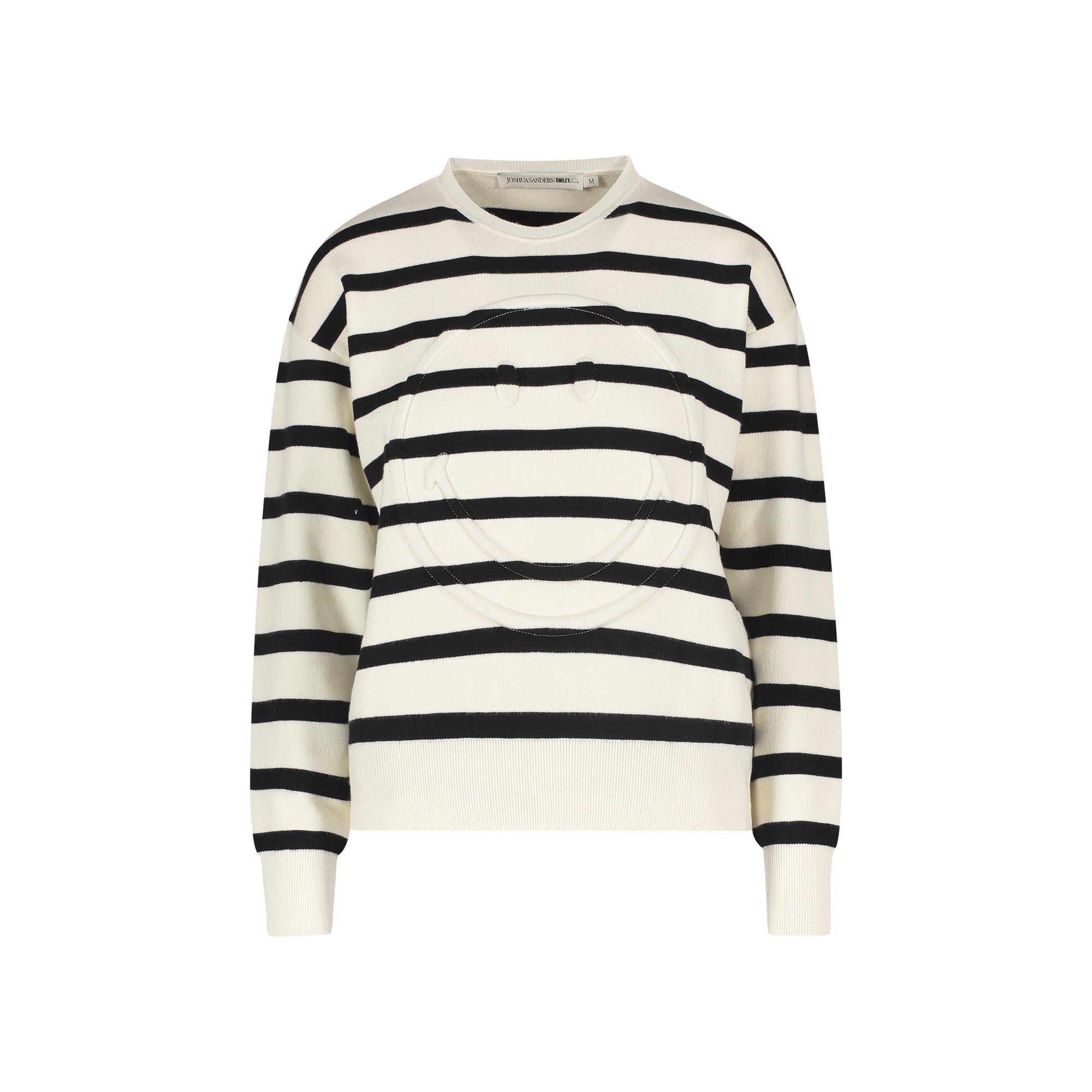 STRIPED EMBOSSED CREW