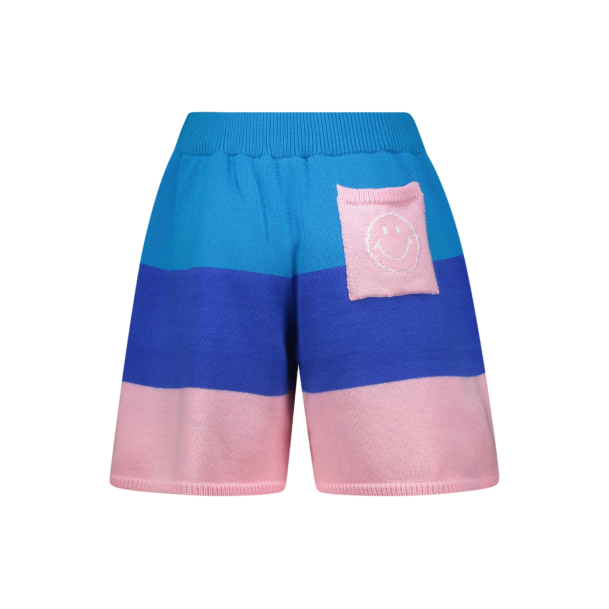 PANTALONES CORTOS CON LOGO A RAYAS