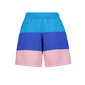 PANTALONES CORTOS CON LOGO A RAYAS