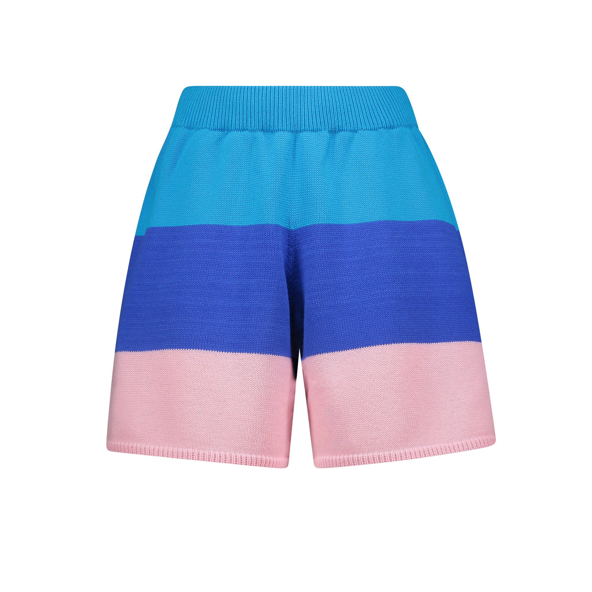 PANTALONES CORTOS CON LOGO A RAYAS