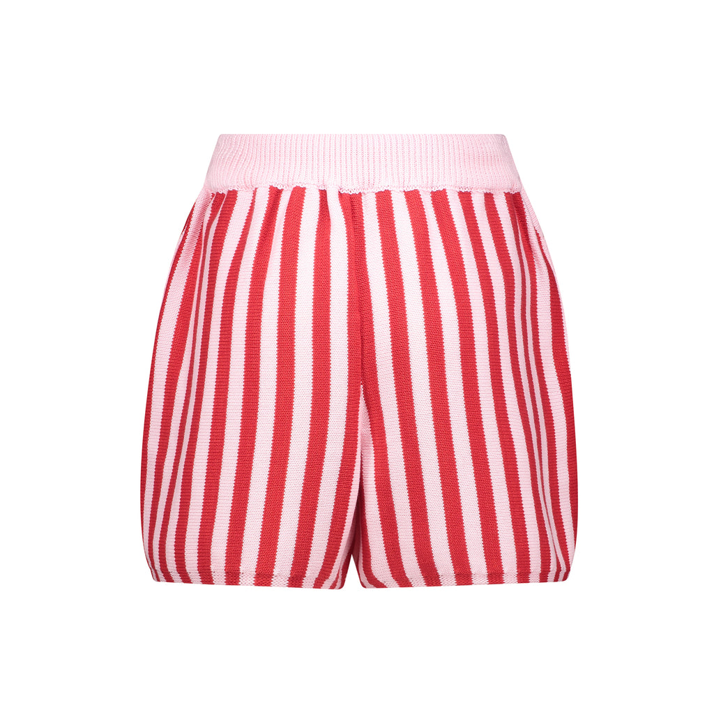STRAWBERRY STRIPED SHORTS