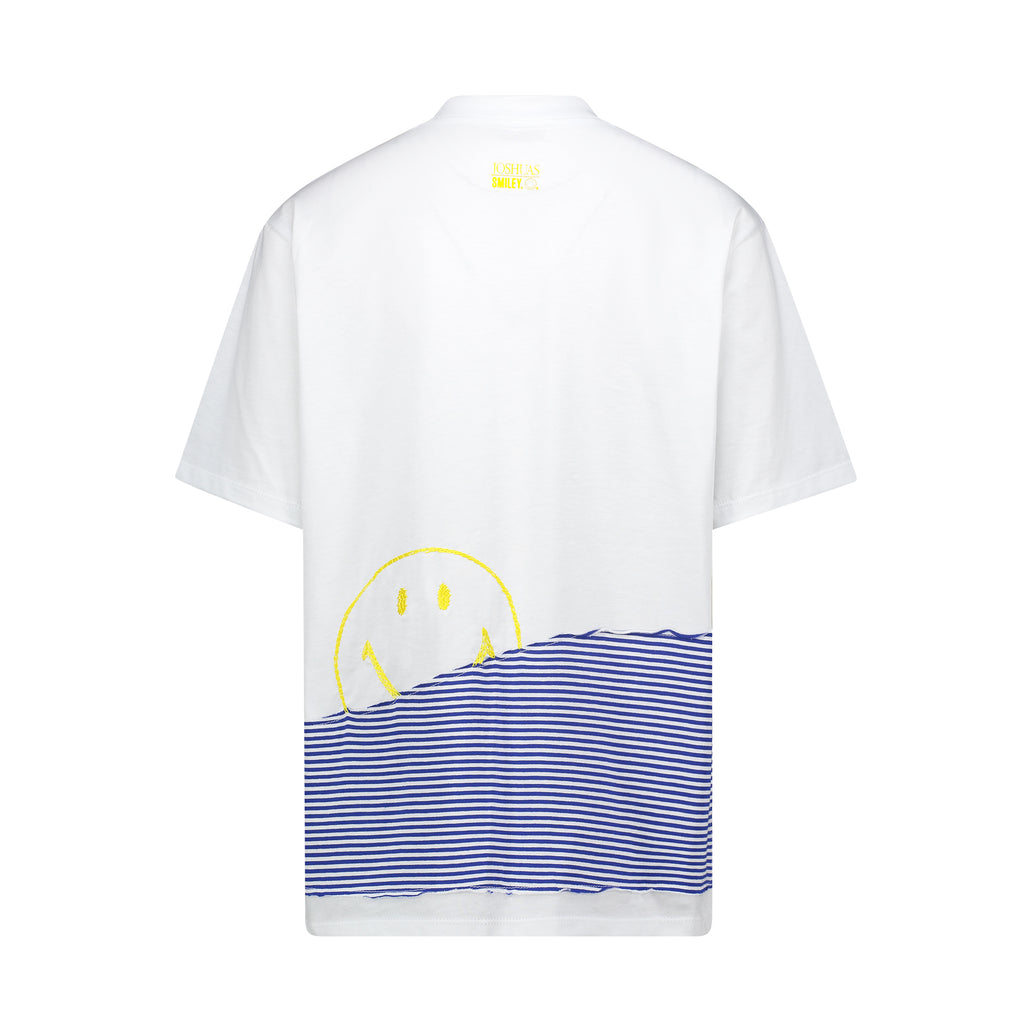 STRIPED CUT OUT TEE