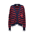 STRIPED LOBSTER CARDIGAN