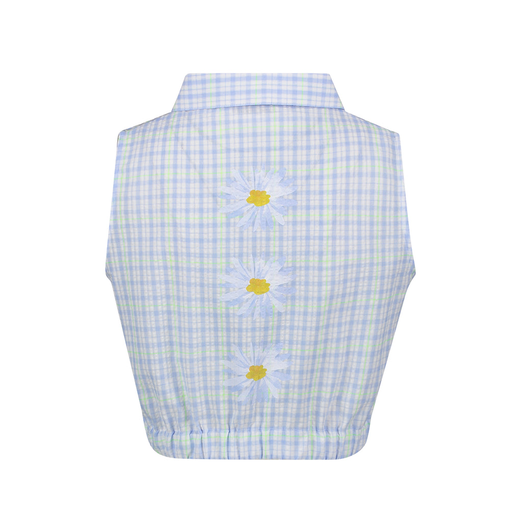 DAISY PLAID TOP