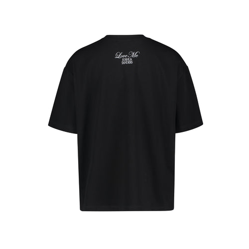 BLACK OUTLINE HEART T-SHIRT