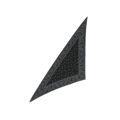 BLACK BANDANA SCARF