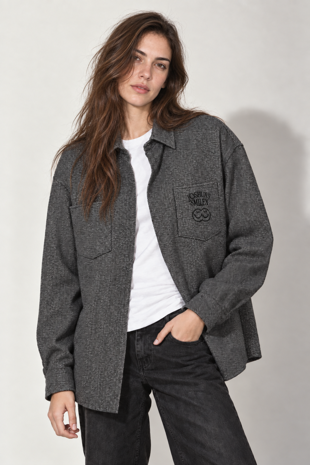 DOUBLE SMILE OVERSHIRT