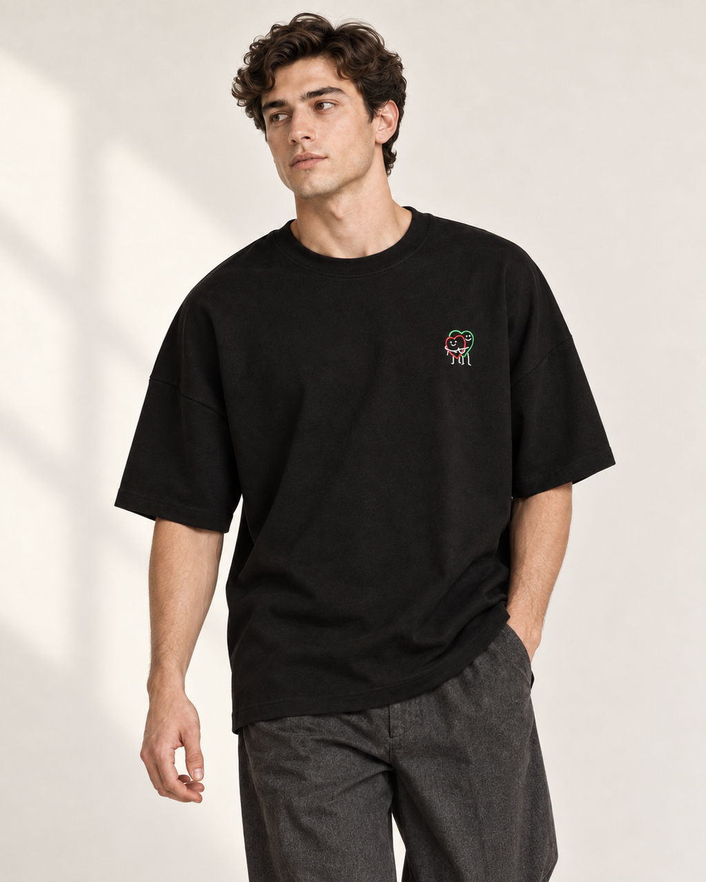 BLACK HEART T-SHIRT