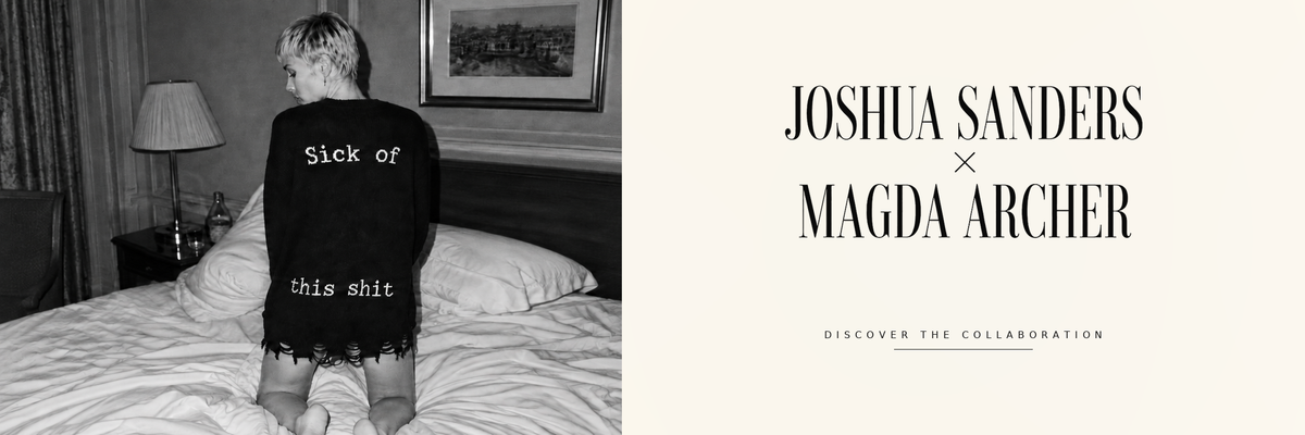 Discover the Joshua Sanders x Magda Archer black-and-white capsule