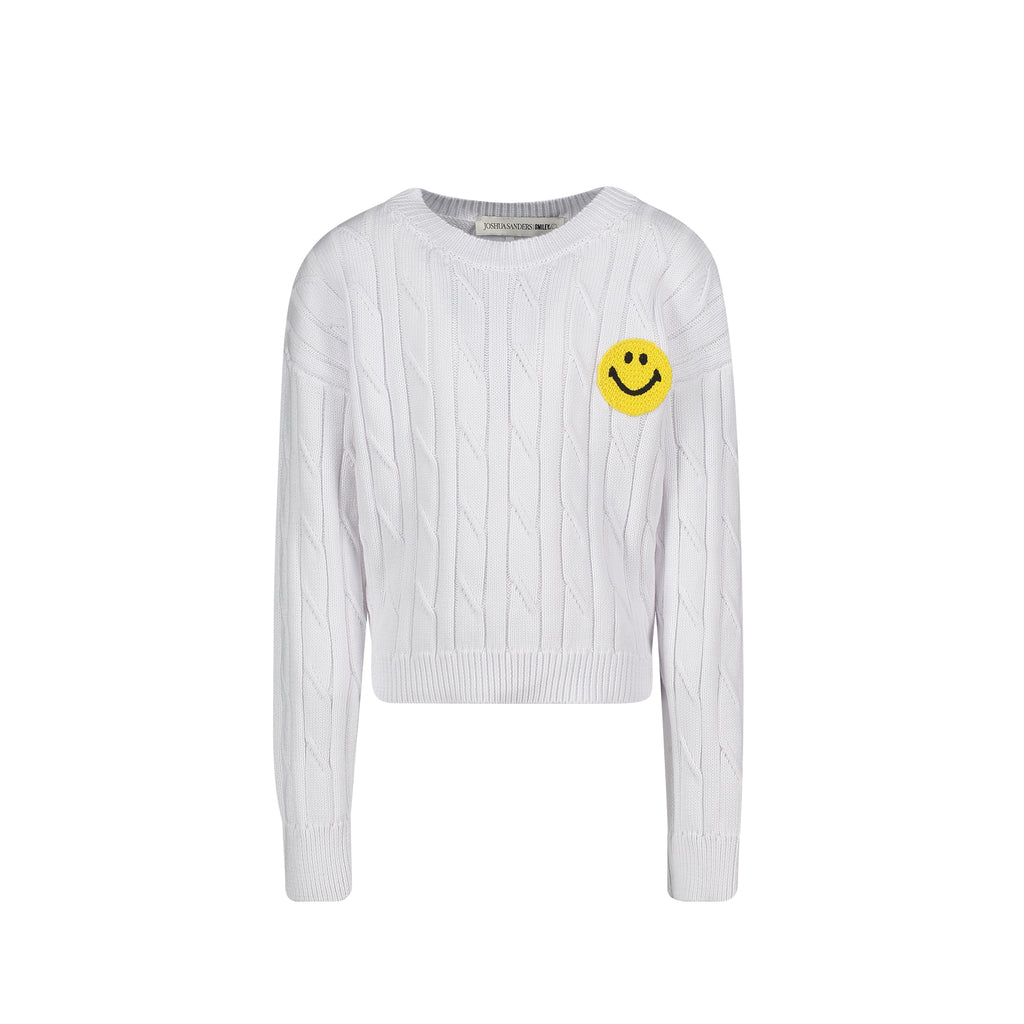SMILEY CABLE CROP