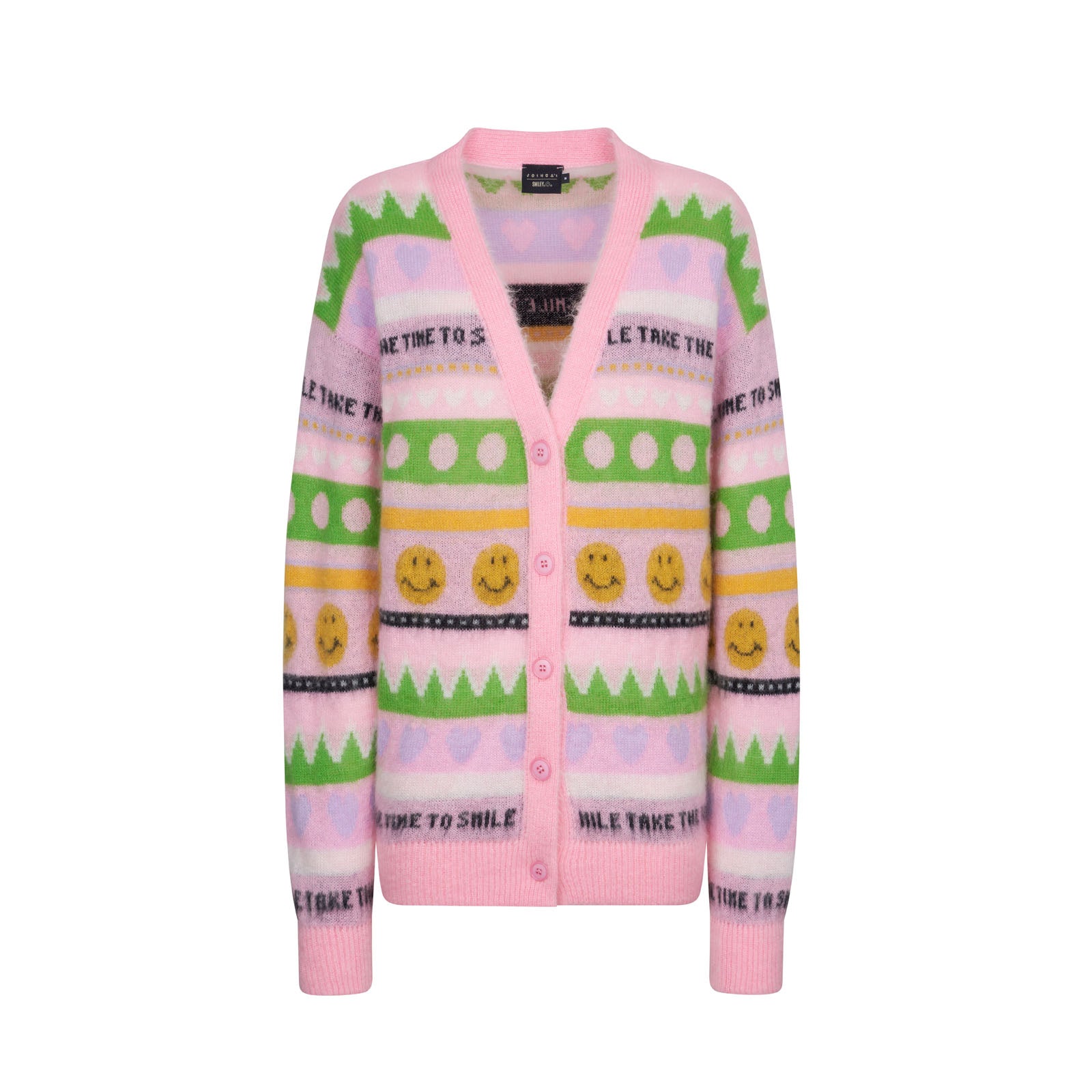 PINK LANDSCAPE CARDIGAN