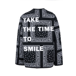 BLACK BANDANA JACKET