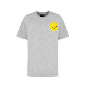 GREY SMILEY T-SHIRT