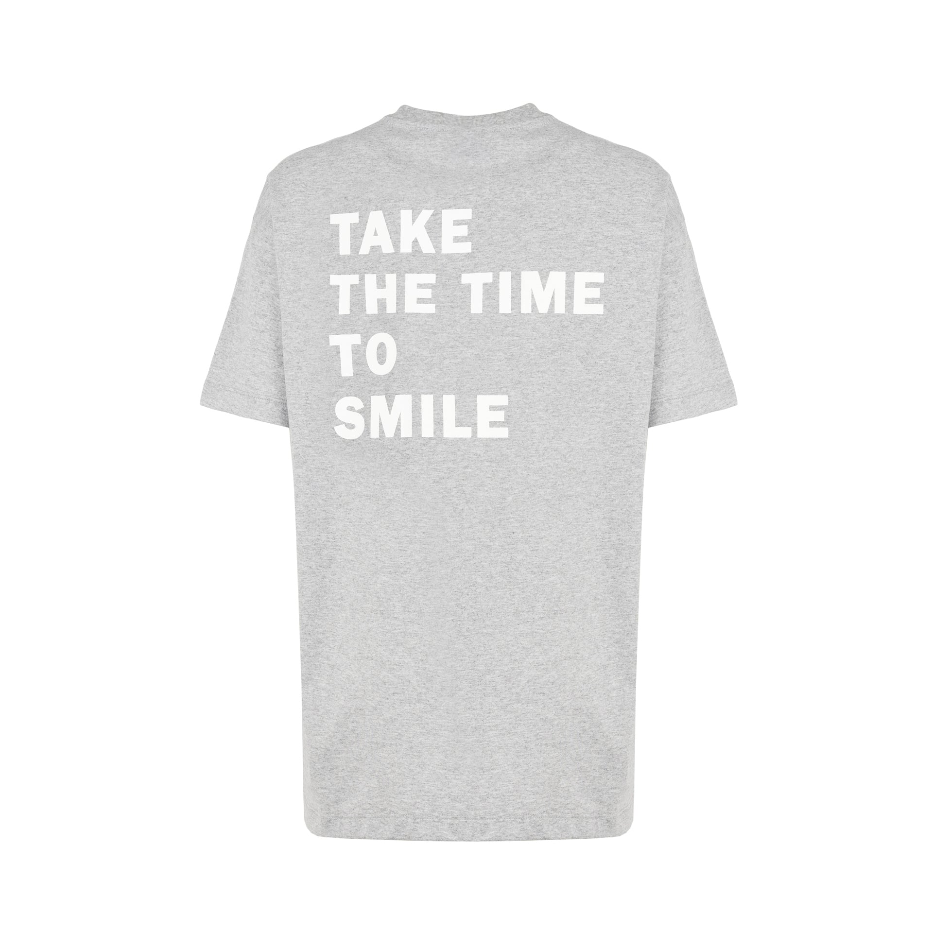 GREY SMILEY T-SHIRT