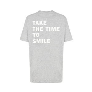 GREY SMILEY T-SHIRT