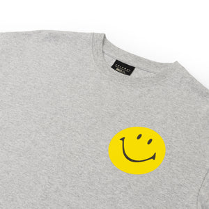 GREY SMILEY T-SHIRT
