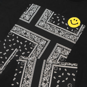 BLACK BANDANA SWEATSHIRT